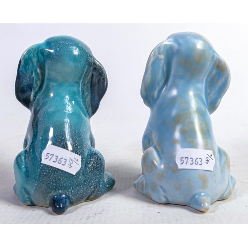 549 - Beswick blue coloured 454 puppies (2)