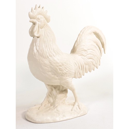 561 - Beswick Leghorn cockerel 1892, in unusual white satin matt glaze.