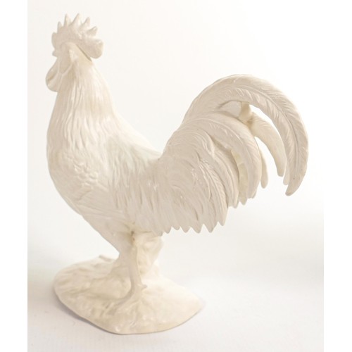 561 - Beswick Leghorn cockerel 1892, in unusual white satin matt glaze.