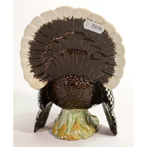 562 - Beswick large bronze turkey 1957.