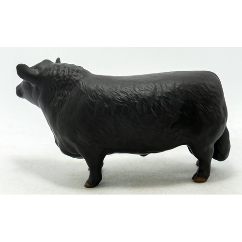 576 - Beswick matt Aberdeen Angus cow 1562