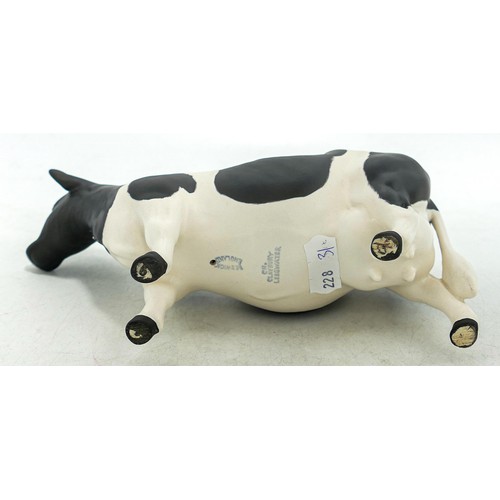 578 - Beswick matt Friesian cow 1362a