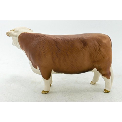 582 - Beswick matt Hereford cow 1360