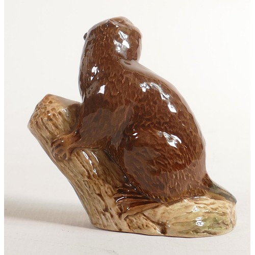 595 - Beswick Beaver on log 2195.