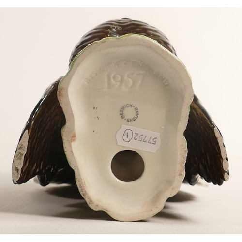 602 - Beswick large bronze Turkey 1957, h.17.5cm.