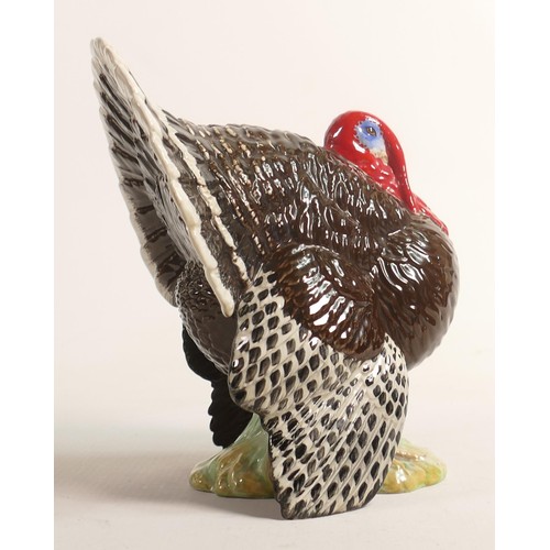 602 - Beswick large bronze Turkey 1957, h.17.5cm.