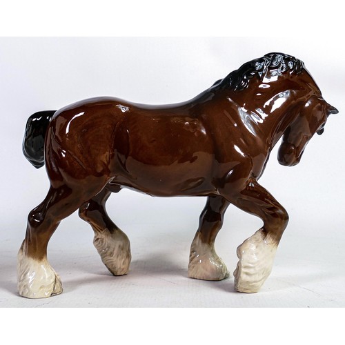 644 - Beswick Action Shire horse 2578