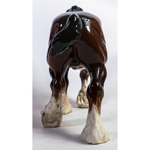 644 - Beswick Action Shire horse 2578