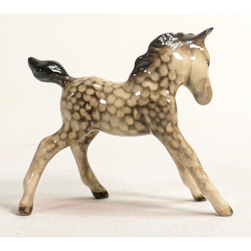 650 - Beswick foal facing left 997 in rocking horse grey gloss.