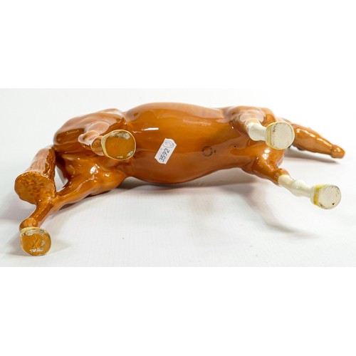 651 - Beswick large Racehorse in chestnut gloss 1564.