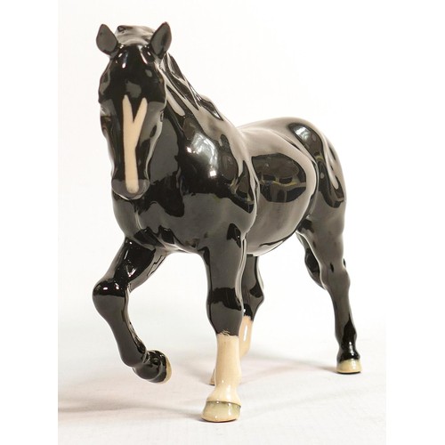 655 - Beswick Stocky Jogging Mare 855 - black gloss BCC 2005 Special Edition.