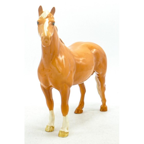 658 - Beswick Welsh Cob in rare palomino colourway 1793