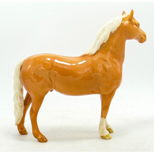 658 - Beswick Welsh Cob in rare palomino colourway 1793