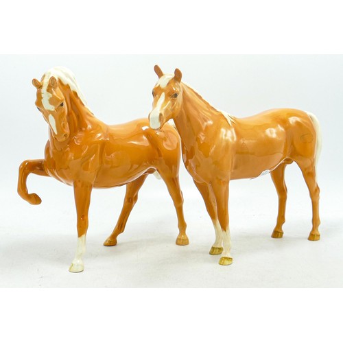 661 - Beswick Palomino Arab Baram 1771 & mare 1549 (2)