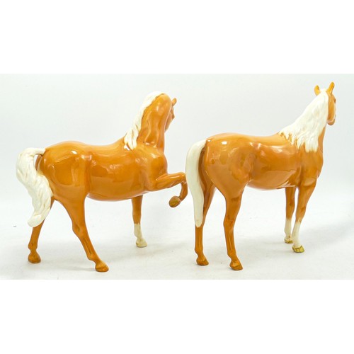 661 - Beswick Palomino Arab Baram 1771 & mare 1549 (2)