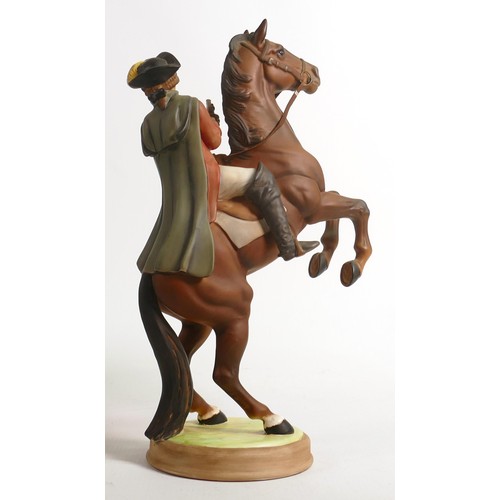 667 - Beswick Connoisseur model of the Highwayman on rearing horse 2210, h.32.5cm.