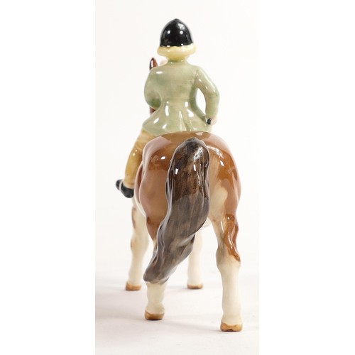 669 - Beswick girl on Skewbald pony, model 1499.