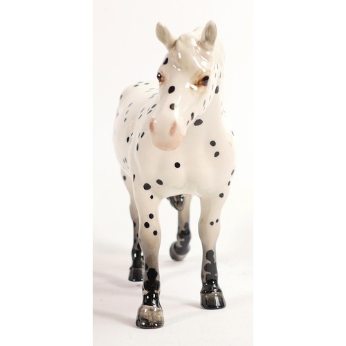 670 - Beswick Spotted Walking pony, model 1516.