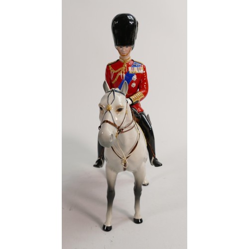 676 - Beswick H.R.H. the Duke of Edinburgh on Alamein 1588 (a/f two legs restored).