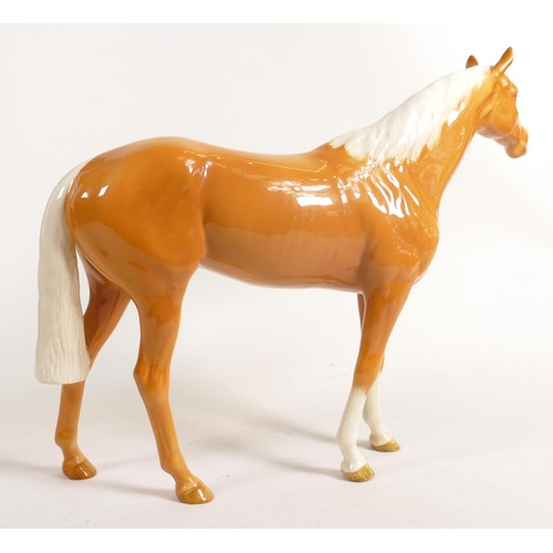 683 - Beswick Palomino large racehorse