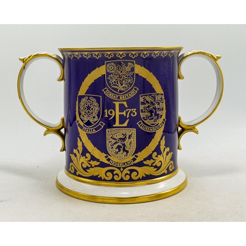 855 - Spode large commemorative Loving Cup to commemorate the enlargement of the European community, heigh... 