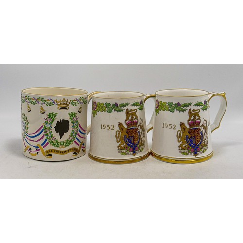 857 - Spode & Wedgwood boxed commemorative tankards (3)