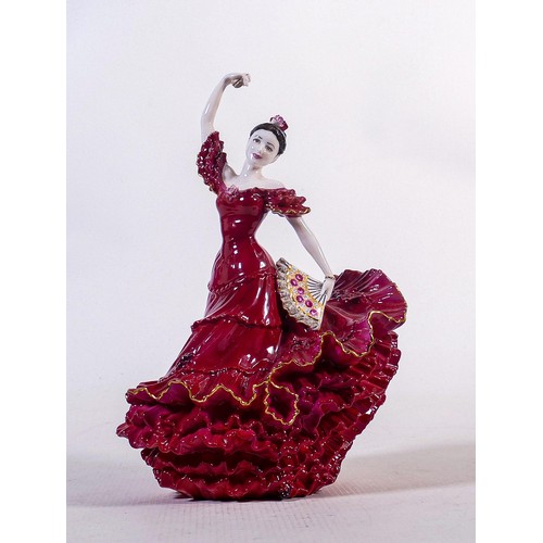 859 - Coalport for Compton & Woodhouse figure Flamenco, limited edition.