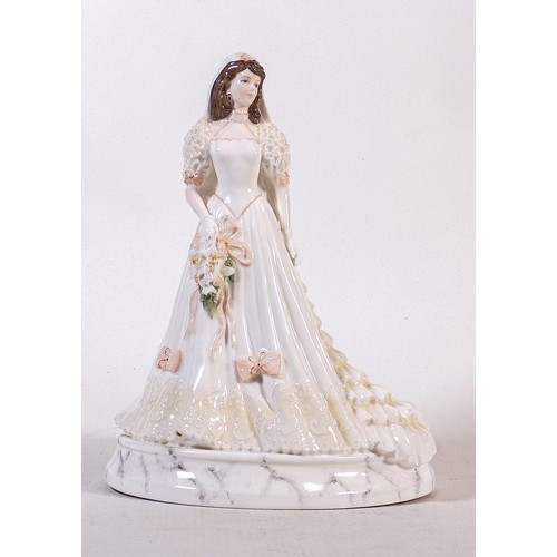 860 - Coalport figure Bride of The Year 1994, Wedding Bells