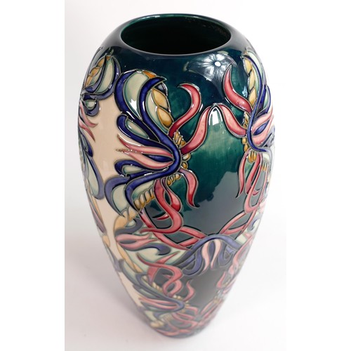 899 - Large Moorcroft Maypole Ivory vase. Limited edition 135/150, designed by Wendy Mason and dated 1997.... 