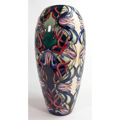 900 - Large Moorcroft Maypole Ivory vase. Limited edition 51/150, designed by Wendy Mason and dated 1997. ... 