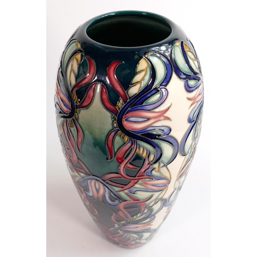 900 - Large Moorcroft Maypole Ivory vase. Limited edition 51/150, designed by Wendy Mason and dated 1997. ... 