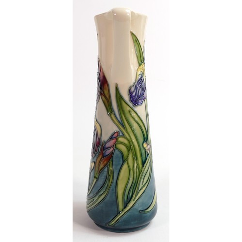 904 - Moorcroft Iris pattern jug, designed by Rachael Bishop, c.1996 for the Moorcroft Collectors Club, nu... 