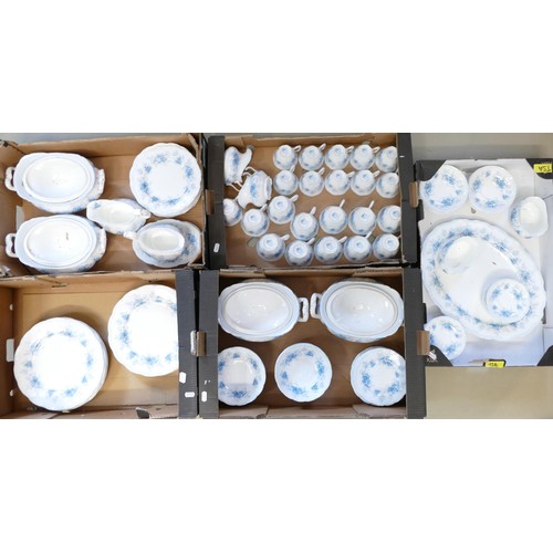 1069 - Royal Albert Tiffany tea & dinnerware to include lidded tureens, plates, cups, saucers, milk jugs, s... 