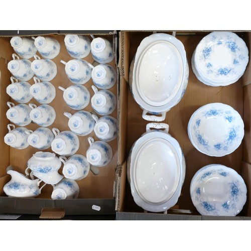 1069 - Royal Albert Tiffany tea & dinnerware to include lidded tureens, plates, cups, saucers, milk jugs, s... 