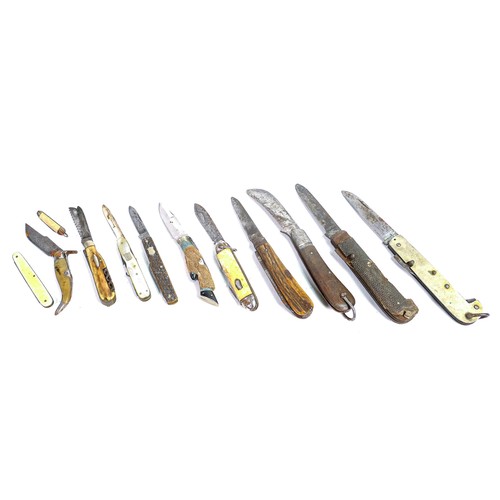 1566 - A collection of early 20th century penknives including George Butler & Co., Wade & Butcher, Appleby ... 