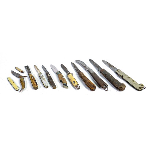 1566 - A collection of early 20th century penknives including George Butler & Co., Wade & Butcher, Appleby ... 