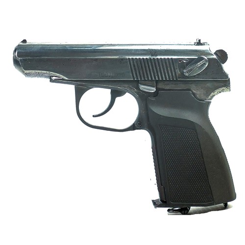 1568 - Baikal Makarov Black Grip CO2 Air pistol.