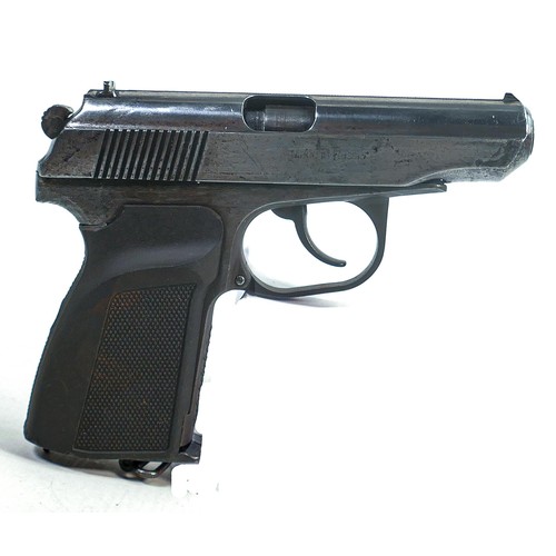 1568 - Baikal Makarov Black Grip CO2 Air pistol.