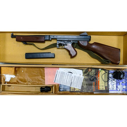 1570 - Marui Co. Japan Thompson M1A1 Auto Electric replica Airsoft machine gun.