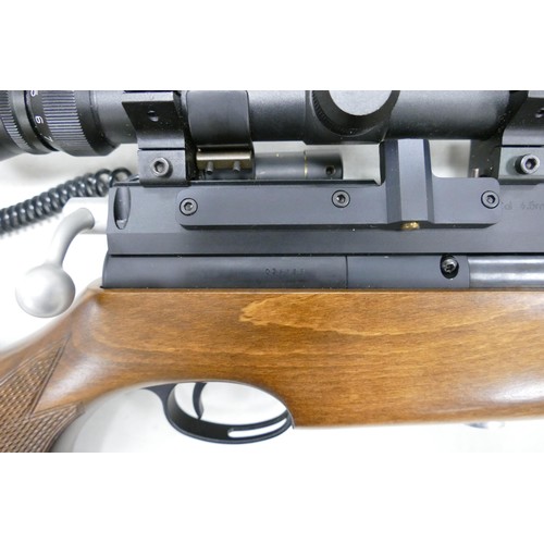 1571 - AIR ARMS S410 .177 Carbine English made Air Rifle, fitted Blazer 3-9x40 scope with holdall.