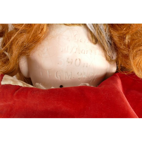 1665 - Large ARMAND MARSEILLE Bisque headed jointed doll, marked Germany IFGM. 246/1 390m to rear of head, ... 