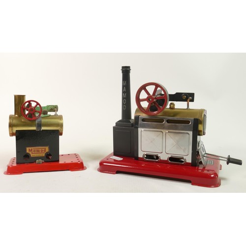 1672 - Two Mamod live Steam Stationary steam engines (2)