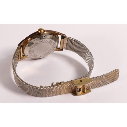 1904 - Ramona gents 1960's automatic 25 jewel movement gents wrist watch, gold plated case with bracelet.  ... 