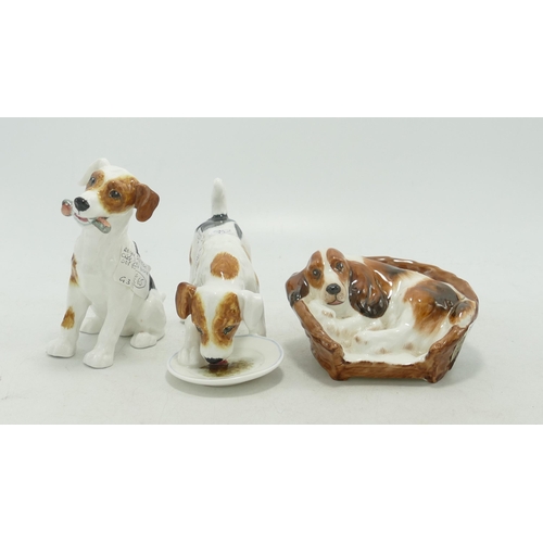 366 - Royal Doulton Character Dogs to include Hn1158, Dog with Bone & Cocker Spaniel Hn2585(3)