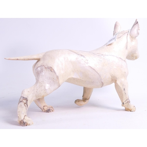 82 - North Light large resin figure of an English Bull Terrier, height 22cm. This was removed from the ar... 