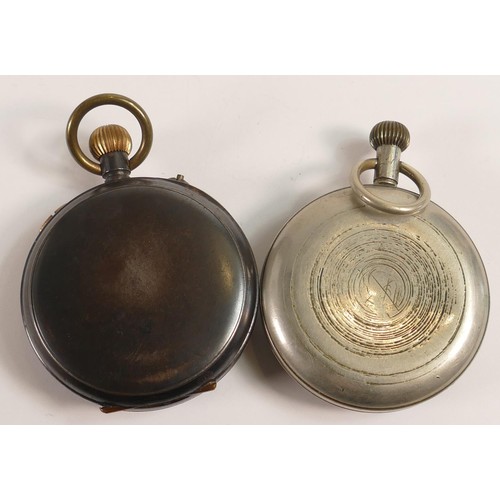 1909 - Two 1920s top winding pocket watches, Patent Railway regulator, Superior centre seconds and B B50 ho... 