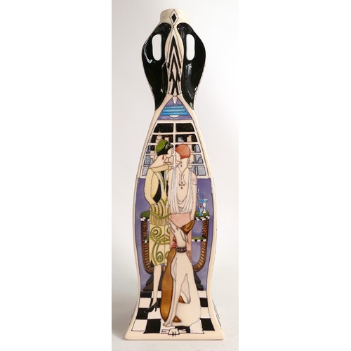 914A - Moorcroft prestige Manhattan Charleston vase. Numbered edition 33 and signed by designer Paul Hildit... 