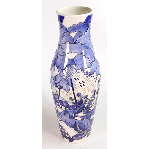 914B - Moorcroft The Ark vase. Limited edition 30/50 and signed by designer Kerry Goodwin. Height 41cm