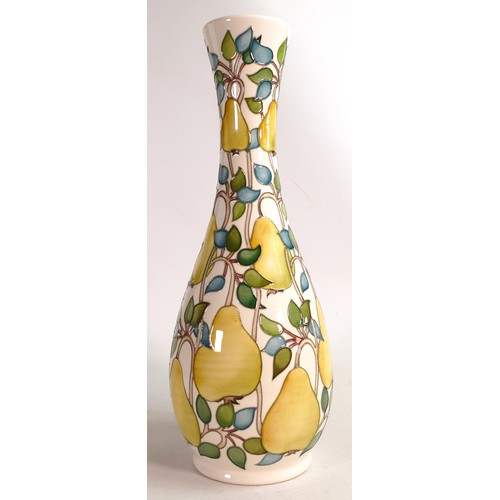 914E - Moorcroft William Pear vase. Limited edition 13/30 and signed by designer Emma Bossons. Height 41cm