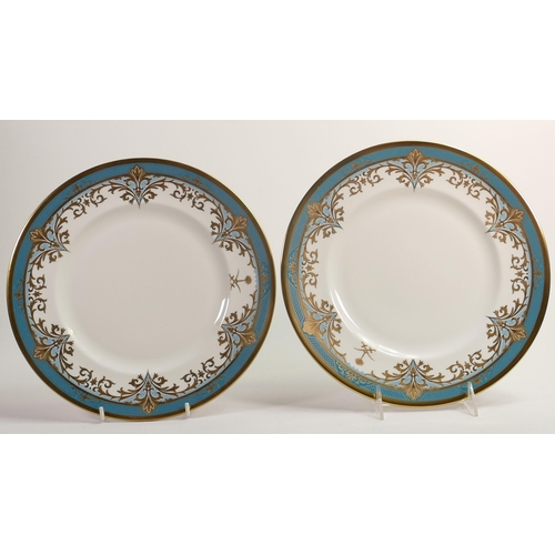 23 - De Lamerie Fine Bone China Garland Patterned Dinner Plates , specially made high end quality item, d... 